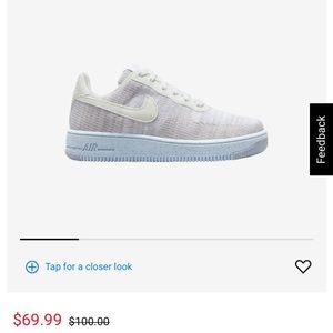 Gently used Nike AF1s flyknits